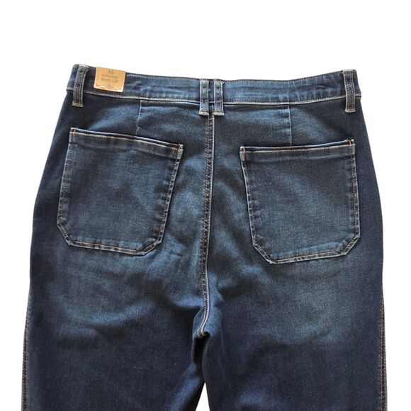 Democracy Ab Technology Jeans Size 12 Skyrise Booty Lift Itty Bitty Bootcut Blue - Picture 8 of 15